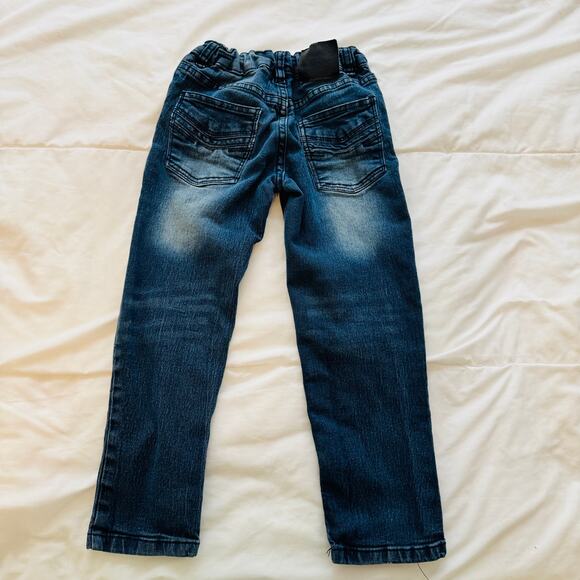 Steve’s Jeans Boys Slim Fit Stretch Denim Blue Medium Wash Cotton Blend Size 6 - Picture 2 of 6